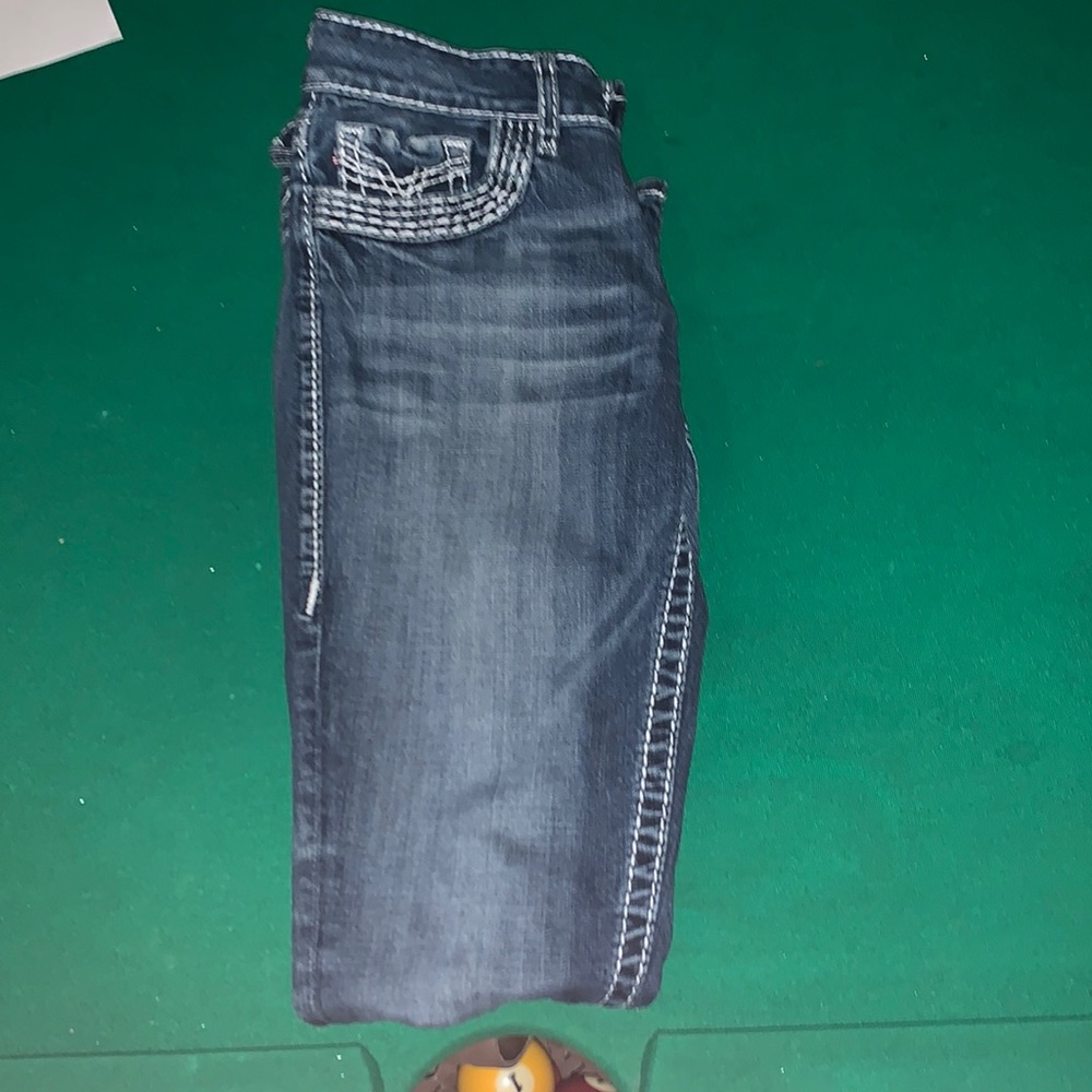 Dark Blue Bootcut Jeans